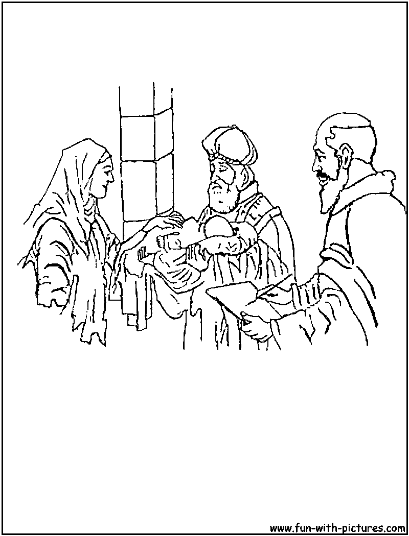 zacharias and elizabeth coloring pages - photo #3